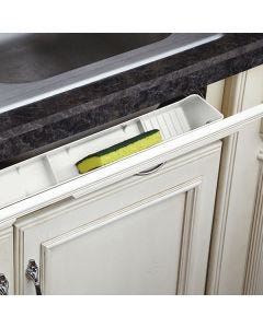Rev-A-Shelf 6591 Tip-Out Trays with Tabs | Bulk Pack | (20) Trays | Stainless Steel