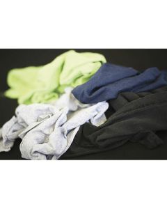Pioneer Wiping Cloth TEE 10# Cotton Recycled Tee Knit Wiper, 10 lb/Box