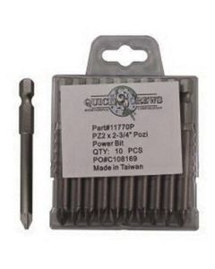 Quickscrews Pozi Drive Power Bit