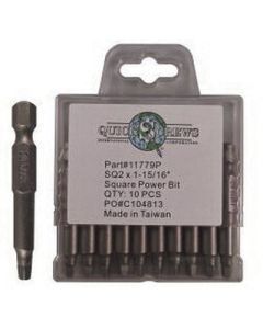 Quickscrews #2 Square Drive Power Bit