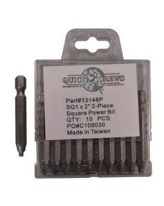 Quickscrews #1 Square Drive Power Bit