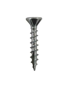 Quickscrews Flat with Nibs Head Single Type 17 Point Coarse Thread Cabinet Assembly Screw