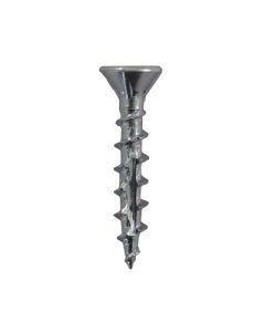Quickscrews Flat with Nibs Head Phillips Drive Coarse Thread Double Type 17 Point Zinc Cabinet Assembly Screw