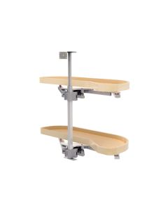 Rev-A-Shelf 4WLS87 Girasolo Blind Corner Optimizer | Right Door/Blind Right | 32-23/32" W x 14-3/8" D x 24-1/2" H | Maple | 4WLS87-12-R