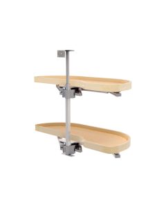 Rev-A-Shelf 4WLS87 Girasolo Blind Corner Optimizer | Right Door/Blind Right | 35-1/2" W x 16-7/16" D x 24-1/2" H | Maple | 4WLS87-15-R