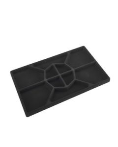 Rev-A-Shelf CJD Wood Jewelry Insert | 22" W x 13" D x 1-1/2" H | Black