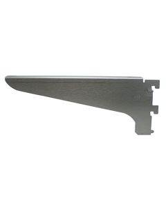 Reeve Store Equipment 723 Tempered Steel Heavy-Duty Right Single-Slot Shelf Bracket, 18 in L x 4 in H, Satin Zinc