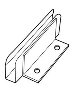 Reeve Store Equipment 115 Stainless Steel Banding Support, For 3/16 in Glass