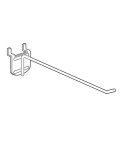Reeve Store Equipment 279-8 Peghook, 8 in L, Zinc, For 1/4 in Pegboard