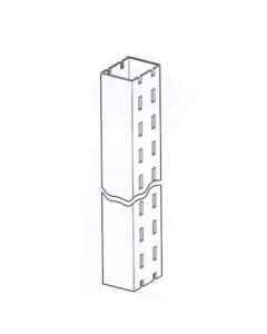 Reeve Store Equipment Universal Steel Double-Slot Square Tube Shelf Standard