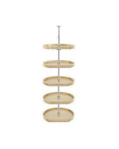 Rev-A-Shelf Wood D-Shaped Lazy Susan Shelf