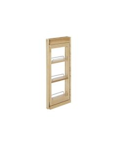 Rev-A-Shelf 432 Wood Pull-Out Tiered Wall Filler with Soft-Close Slide