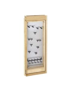 Rev-A-Shelf 434 Wood Perforated Pullout Wall Filler | 1-Compartment | Natural Maple