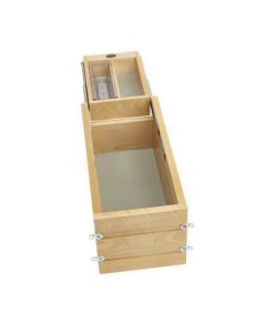 Rev-A-Shelf 4VDO Wood Face Frame Half Tiered Vanity Drawer with BLUMOTION Soft-Close