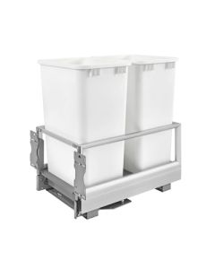 Rev-A-Shelf 5149 12/Box Polymer Double Pull-Out Waste Container