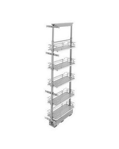 Rev-A-Shelf 5300 Steel 5-Compartment Solid Bottom Pull-Out Pantry Unit