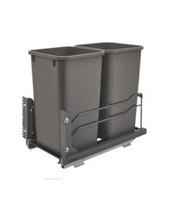 Rev-A-Shelf 53WC Polymer Double Pull-Out Waste Container