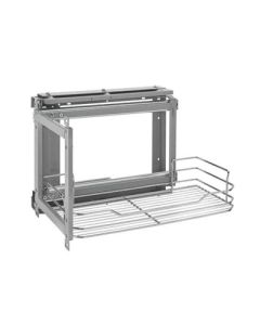 Rev-A-Shelf 5708 Wire Above Appliance Wall Cabinet Pullout | 14 - 15" W x 21-3/8" D x 15" H | Chrome | R5708-15-CR