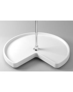 Rev-A-Shelf 6472 RAS Bulk Pack Polymer Collection Kidney-Shaped Lazy Susan Shelf Set