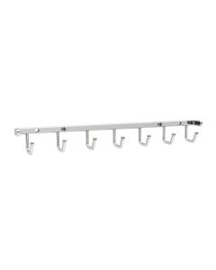 Rev-A-Shelf BRCSL Steel Belt Rack, 1-15/32 in W x 13-15/32 in D x 1-9/16 in H, 1-15/32 in W Opening, Chrome/Anodized