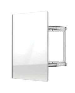 Rev-A-Shelf Metal Cabinet Side Wall Mount Pull-Out Closet Mirror