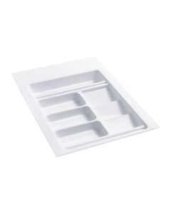 Rev-A-Shelf COS Cosmetic Tray Drawer Insert | 14-3/4" W x 21-1/8" D x 1-7/8" H | White