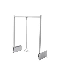 Rev-A-Shelf CPDRSL Metal Premier Pull-Down Closet Rod, 18 - 48 in L, Satin Chrome/Anodized