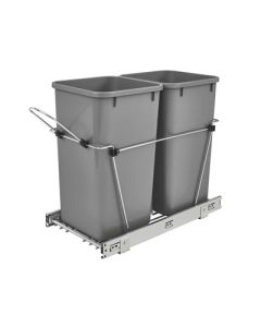 Rev-A-Shelf RV Polymer Double Pull-Out Waste Container