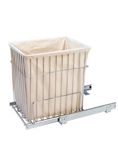 Rev-A-Shelf HRV Cloth Liner Hamper Bag, 4-1/8 in W x 5-7/8 in D x 6-5/8 in H, Ivory, For HRV Series Wire Hampers