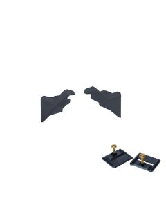 Rincomatic Syma2 Inglete End Cap Set | Right & Left-Handed with Clips | Anthracite | BTERSY2IP60