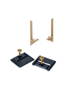 Rincomatic Syma32 Inglete End Cap Set | Right & Left-Handed with Clips | Matte Gold | BTERSY32I70M