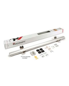 Rincomatic RincoPlus40 Corner Hinge | 36"H | Matte Silver | RPC3536ES