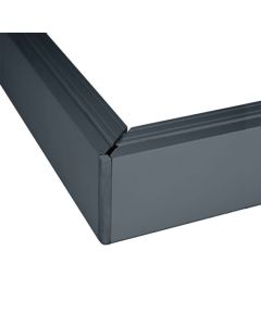 Rincomatic Flat Gola External Decorative Corner | Anthracite | TEGOLATT60