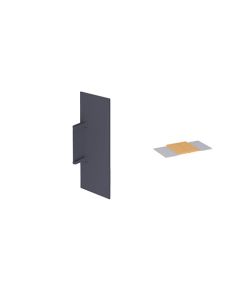 Rincomatic Flat Gola Exterior Cap Set | Intermediate | Dishwasher | Anthracite - Painted | TERGP19I60Pi
