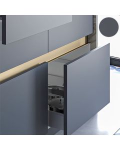 Rincomatic Traditional Gola Profile Handle | 2670mm | Intermediate, C-Channel | Anthracite | TGOLATD19I60267P