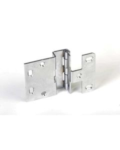 RPC 8314-26D Steel Five Knuckle Institutional Hinge, 1/2 in THK Door, 270 deg, Screw Mount, 1/2 in Hinge, 9/32 in Door Overlay, Plated Dull Chrome