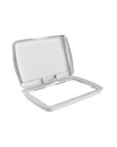 Rev-A-Shelf RV Plastic Waste Pullout Lid | 32 qt | White | RV-32-LID-1