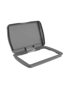 Rev-A-Shelf RV Plastic Waste Pullout Lid | 32 qt | Gray | RV-32-LID-14-1