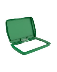 Rev-A-Shelf RV Plastic Waste Pullout Lid | 32 qt | Green | RV-32-LID-G-1