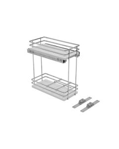 Salice Melamine 2-Tier Pull-Out Bottle Organizer