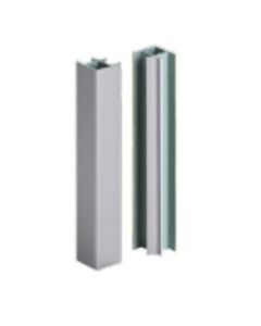 scilm AMERICA U425C117A12SF PVC 90 deg Corner, 61/64 in W x 4-3/4 in H, Aluminum Foil Stainless