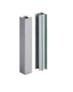 scilm AMERICA U425C147A11SF PVC 90 deg Corner, 61/64 in W x 5-7/8 in H, Aluminum Foil Clear