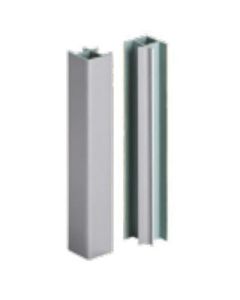 scilm AMERICA U425C147A12SF PVC 90 deg Corner, 61/64 in W x 5-7/8 in H, Aluminum Foil Stainless