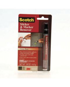 Scotch 6042 Citrus-Based Sticker and Marker Remover Pen, Colorless to Light Yellow, Citrus Odor/Scent