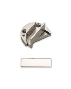 Sugatsune GP-40 Brass Pivot Glass Door Hinge, 8 mm THK Door, Satin Nickel