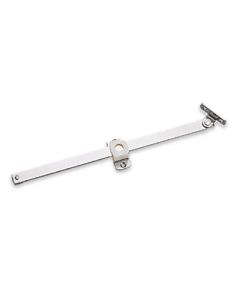 Sugatsune HS-180 304 Stainless Steel Lid Support, 210 mm L x 19 mm W x 40 mm H, Satin, For Downward-opening Flap Doors