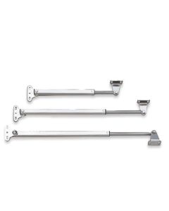 Sugatsune LK-380 Stainless Steel Spring Lid Stay, 417.5 mm L x 18.5 mm W x 48 mm H, Satin