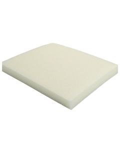SurfPrep P100W Aluminum Oxide Two-Sided Soft Hand Pad, 3-3/4 in L x 4-3/4 in W x 1/2 in THK, No Hole, 100 Grit, White