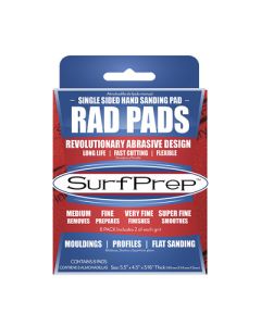 SurfPrep SPFP-PACK Hand Pad, 5-1/2 in L x 4-1/2 in W x 3/16 in THK