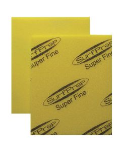SurfPrep SPFP-SF BULK Hand Pad, 5-1/2 in L x 4-1/2 in W x 3/16 in THK, Super Fine (500 - 600), Yellow